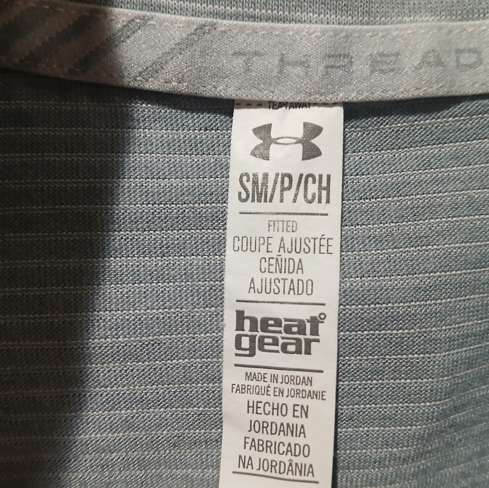 Under Armour Quarter Zip Fitted Grey Sweatshirt Women's Size: Small Athleisure - Picture 4 of 8